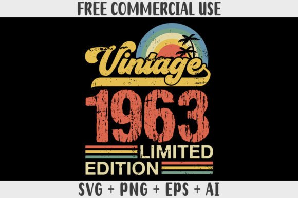 Download Retro Vintage 1963 Limited Edition - 1963 Collection