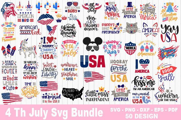 Download 4th of July SVG Design Bundle PNG - Svg design bundle Collection