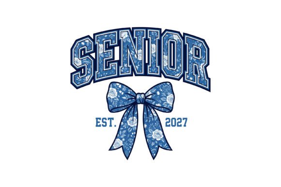 Download Senior 2027 Floral Bow Design - Floral Collection