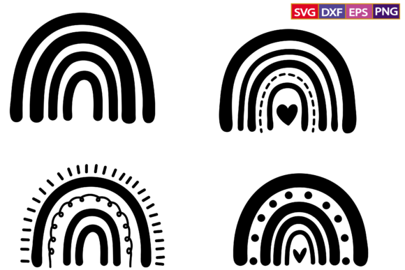 Download Rainbow Svg,Hand Drawn Rainbow SVG - Rainbow Collection