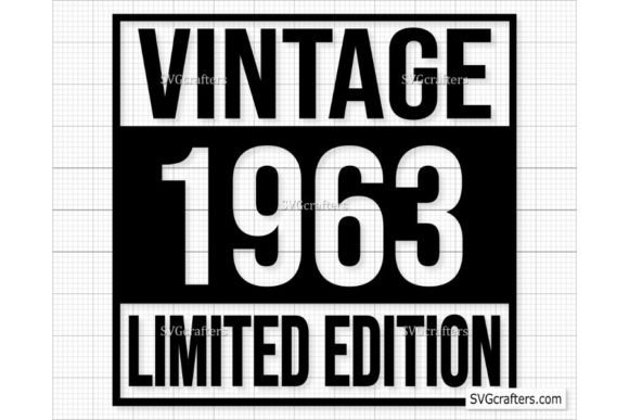 Download Vintage 1963 Svg Png, 59th Birthday Svg - 1963 Collection