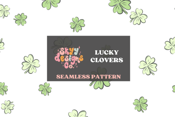 Download Lucky Clovers Seamless Pattern - Lucky clovers Collection