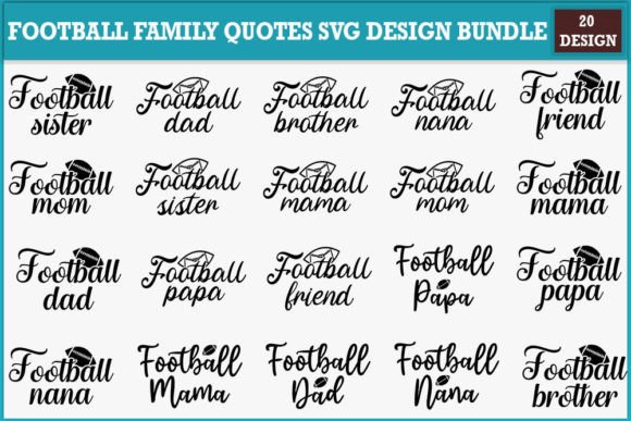 Download Football Family Quotes Svg Design Bundle - Svg design bundle Collection