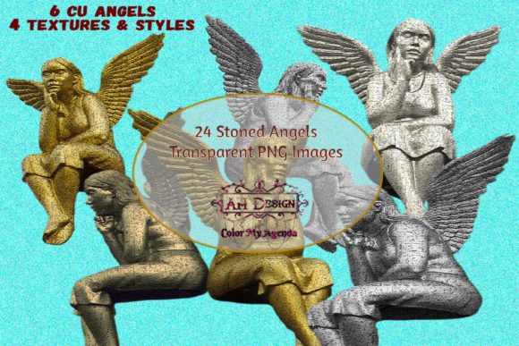 Download 6 Vintage Angels Clip Art - Premium Resources